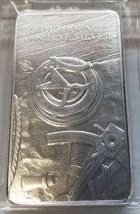 10 TROY OZ. .999 FINE SILVER BAR PROSPECTOR BY SILVERTOWNE SEALED