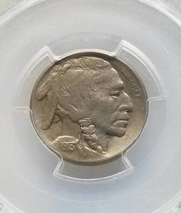 1913-S TYPE 2 BUFFALO NICKEL AU58 PCGS