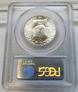 1948-D FRANKLIN HALF DOLLAR MS64 FBL PCGS