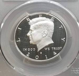2014-S SILVER PROOF KENNEDY HALF DOLLAR PR69DCAM PCGS