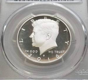 2016-S SILVER PROOF KENNEDY HALF DOLLAR PR69DCAM PCGS