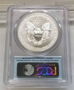 2012(S) AMERICAN SILVER EAGLE 1 TROY OZ. .999 FINE SILVER MS70 PCGS FIRSTSTRIKE