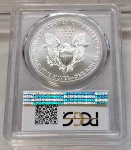 2015 AMERICAN SILVER EAGLE MS70 PCGS PREMIER