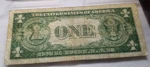 1935-E US $1 BLUE SEAL STAR NOTE