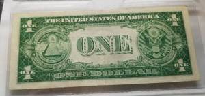 1935 US $1 BLUE SEAL SILVER CERTIFICATE