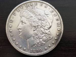 1890-CC CARSON CITY MORGAN SILVER DOLLAR