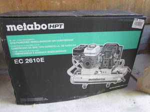 lot 7 image: (RED) Metabo HPT 8 Gallon Gas Power...