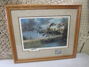 lot 33 image: (F-3) Framed Signed Ken Zylla Lift...
