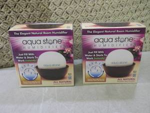 lot 40 image: (CS) 2 Aqua Stone Humidifiers...