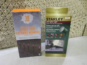 lot 46 image: (F-0) 10 Count Stake Light Pathway ...