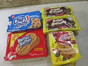 lot 64 image: (B-1) Assorted Packs of Cookies Pas...