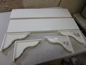 lot 100 image: (RMDR) 2 Ikea Wall Shelves 31 x 7 ...
