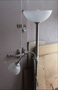 lot 101 image: (RMC) 2 Light Floor Lamp Lower lamp...