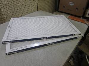 lot 107 image: (C-3) 2 3M Filtrete 16x25x1 Filters...