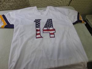 lot 112 image: (E-1) Diggs Patriotic #44 Jersey Si...