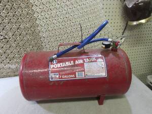 lot 161 image: (RM2) 7 Gallon Portable Air Tank...