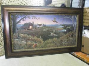 lot 189 image: (RMC) Framed Mark Daehlin Textured ...