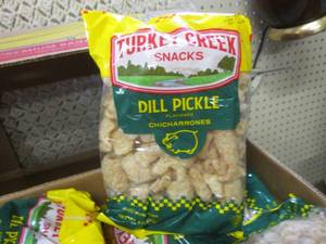 lot 231 image: (A-3) Box Full of Dill Pickle Fried...