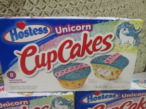 lot 239 image: (B-1) 3 Boxes of Hostess Unicorn Cu...