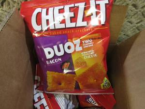 lot 253 image: (C-1) 12 Bags Cheez-It Duoz 2 Boxes...