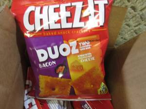 lot 254 image: (C-1) 12 Bags Cheez-It Duoz 2 Boxes...