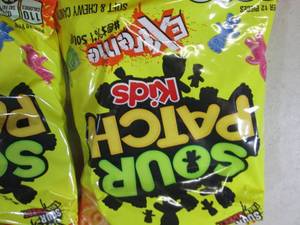 lot 261 image: (B-1) 12 Bags of Sour Patch Kids Ex...