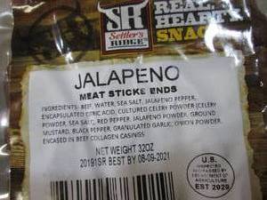 lot 293 image: (B-3) 2 Packs of Jalapeno Meat Stic...