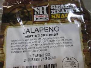lot 294 image: (B-3) 2 Packs of Jalapeno Meat Stic...