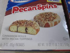 lot 296 image: (B-3) 3 Boxes of Hostess Pecan Spin...