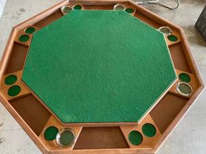 lot 19 image: Poker Table with Ashtrays