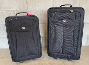lot 35 image: Two American Tourist Wheeled Luggage