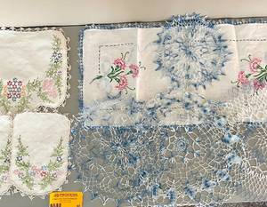 lot 60 image: Lot of Various Handmade Doilies 