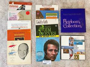 lot 104 image: Lot of 12 Variety Music Vinyl Records Dean Martin Henry Fonda