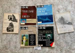 lot 106 image: 1967 LOOK Magazines JFK&nbspMemorabilia