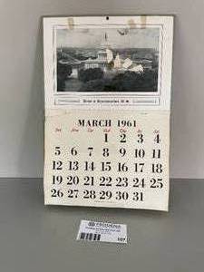 lot 107 image: SIGNED House of Representatives Vintage Calendar Governor Albert Quie