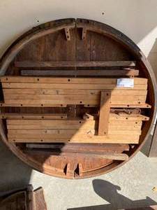 lot 129 image: Wood from Vintage Wooden Table