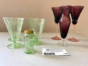 lot 149 image: Lot of Miska Wine Glasses