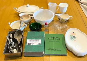 lot 161 image: Large Lot of Glassware Measuring Scoops and More