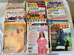lot 213 image: Large Lot of Vintage Crochet Magazines