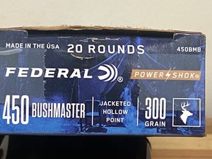 lot 5 image: (20) Rounds Of Federal PowerShok .4...