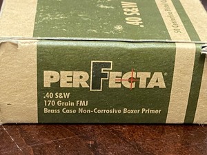 lot 105 image: (50) Rounds Of PerFecta .40S&W 170g...