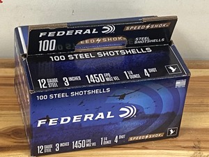 lot 147 image: (100) Rounds Of Federal 12gauge Spe...