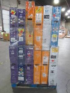 lot 3 image: UNTOUCHED Wholesale Pallet of 40 43 50 & 55 Smart Ultra HD TVs
