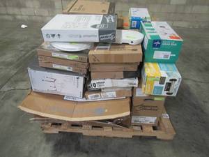 lot 120 image: WHOLESALE MIXED PALLET OF MISCELLANEOUS TOILET PARTS AND BATHROOM ACCESSORIES