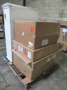 lot 218 image: WHOLESALE MIXED PALLET OF MISCELLANEOUS MEDICINE CABINETS AND MORE