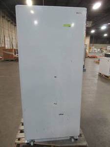 lot 144 image: Danby Designer 16.7 Cu. Ft. White Upright Freezer, DUF167A4WDO - NON-WORKING (Will not power on) Scratch and Dent.