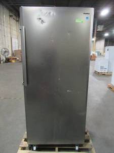 lot 145 image: Danby 30 in. W 17.0 cu. ft. Freezerless Refrigerator in Stainless Steel, Counter Depth - NON-WORKING (Will not power on) Scratch and Dent.
