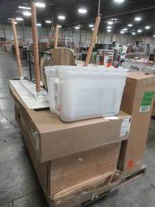 lot 228 image: WHOLESALE MIXED PALLET OF MISCELLANEOUS FURNITURE AND MORE