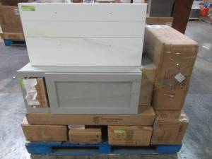 lot 234 image: WHOLESALE MIXED PALLET OF MISCELLANEOUS CABINETS AND MORE
