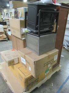 lot 238 image: WHOLESALE MIXED PALLET OF MISCELLANEOUS FURNITURE AND MORE